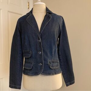 Bandolino Denim Jean Jacket Blazer